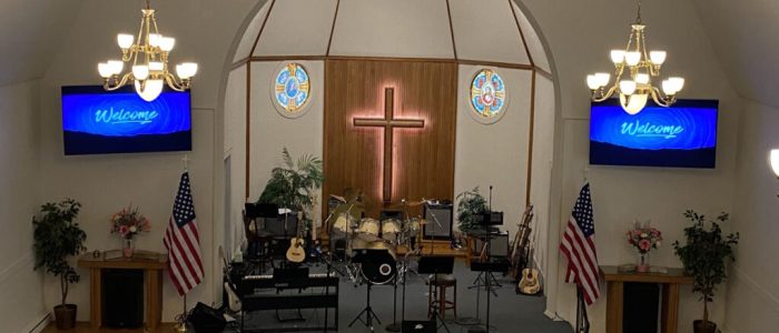 River of Life church inside